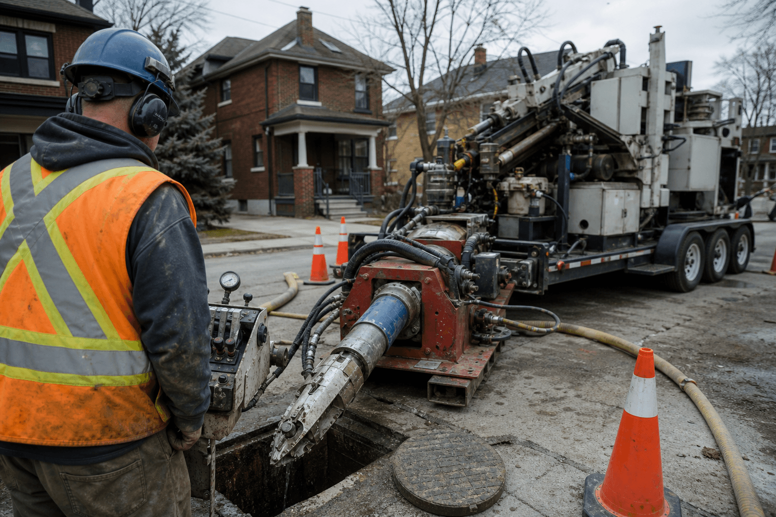 Trenchless Water Line Replacement