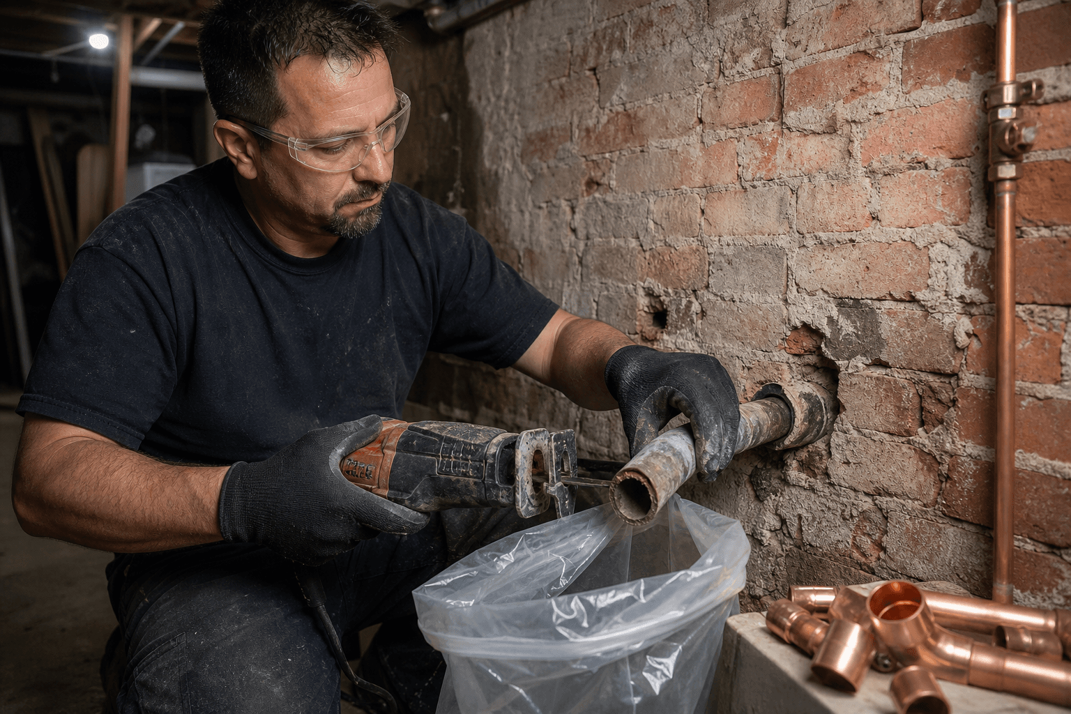 Lead Pipe Removal